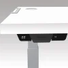 Fellowes Levado Elektrisch Hoogteverstelbaar Zit-sta-bureau Rechthoekig T-Voet 1.829 (B) x 698 (D) x 1.257 (H) mm Gemelamineerde spaanplaat, PVC (Polyvinylchloride), Staal