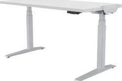Fellowes Levado Elektrisch Hoogteverstelbaar Zit-sta-bureau Rechthoekig T-Voet 1.829 (B) x 698 (D) x 1.257 (H) mm Gemelamineerde spaanplaat, PVC (Polyvinylchloride), Staal