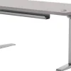 Fellowes Levado Elektrisch Hoogteverstelbaar Zit-sta-bureau Rechthoekig T-Voet 1.829 (B) x 698 (D) x 1.257 (H) mm Gemelamineerde spaanplaat, PVC (Polyvinylchloride), Staal
