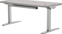 Fellowes Levado Elektrisch Hoogteverstelbaar Zit-sta-bureau Rechthoekig T-Voet 1.829 (B) x 698 (D) x 1.257 (H) mm Gemelamineerde spaanplaat, PVC (Polyvinylchloride), Staal