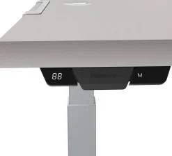 Fellowes Levado Elektrisch Hoogteverstelbaar Zit-sta-bureau Rechthoekig T-Voet 1.829 (B) x 698 (D) x 1.257 (H) mm Gemelamineerde spaanplaat, PVC (Polyvinylchloride), Staal