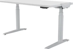 Fellowes Levado Elektrisch Hoogteverstelbaar Zit-sta-bureau Rechthoekig T-Voet 1.829 (B) x 698 (D) x 1.257 (H) mm Gemelamineerde spaanplaat, PVC (Polyvinylchloride), Staal