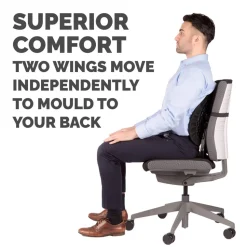 Fellowes Rug Support Stof Zwart Angel Zwart