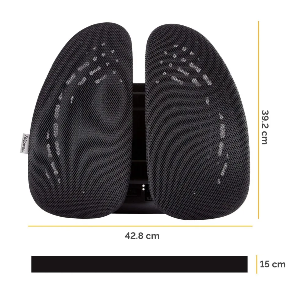 Fellowes Rug Support Stof Zwart Angel Zwart