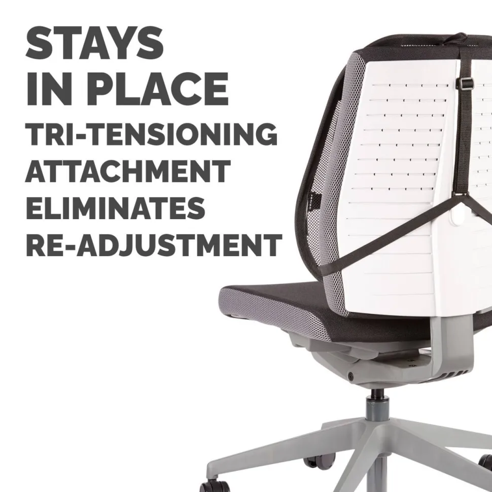 Fellowes Rugsteun Office Suites Netz Zwart