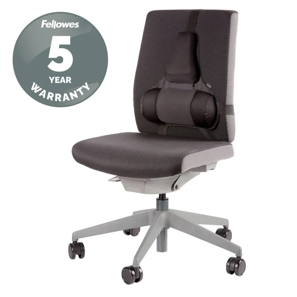 Fellowes Rugsteun Professional Series Zwart 37,5 x 5,5 x 36,5 cm