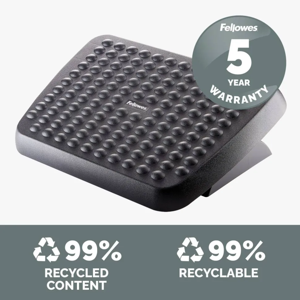 Fellowes standaard Voetensteun 447.6 x 333.3 x 95,2 mm Zwart