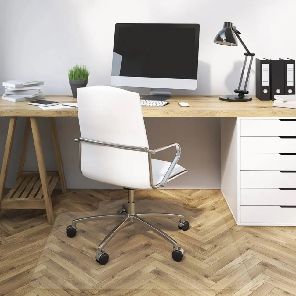 FLOORDIREKT PRO Neo Stoelmat voor harde vloeren Antislip Vinyl 75 x 120 cm