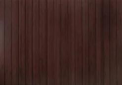 FLOORDIREKT PRO Stoelmat Bamboe, vilt Donkerbruin 90 x 120 cm