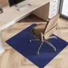 FLOORDIREKT PRO Stoelmat voor harde vloeren PP 1200 x 750 mm Donkerblauw