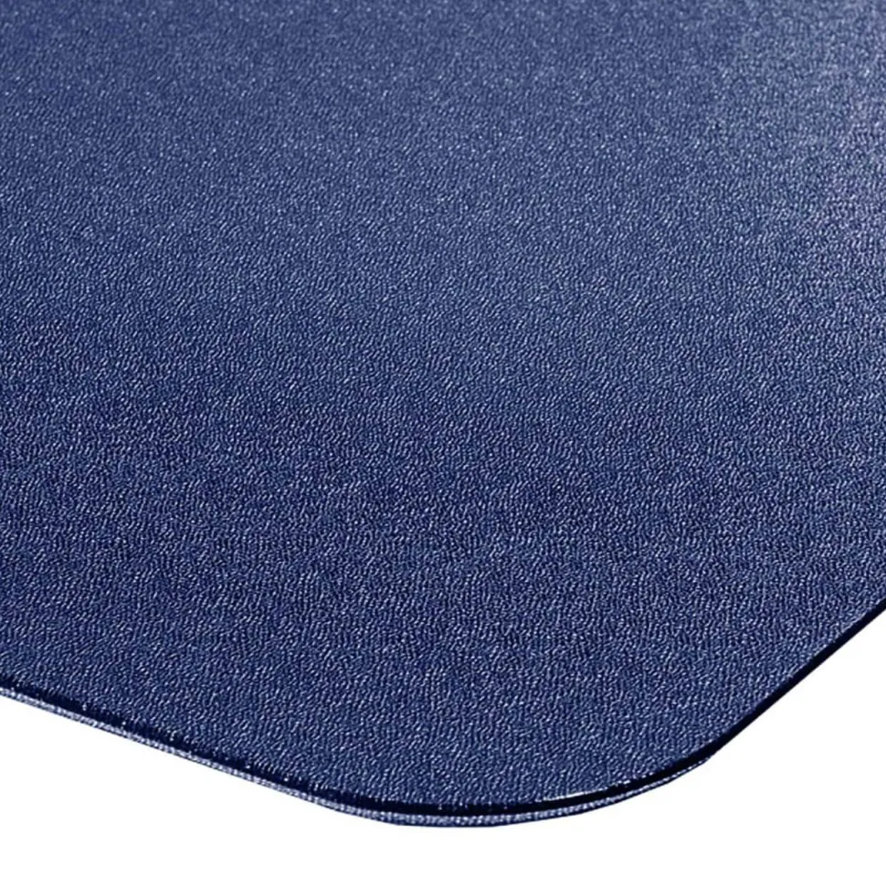 FLOORDIREKT PRO Stoelmat voor harde vloeren PP 1200 x 750 mm Donkerblauw