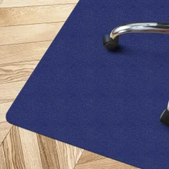 FLOORDIREKT PRO Stoelmat voor harde vloeren PP 1200 x 750 mm Donkerblauw