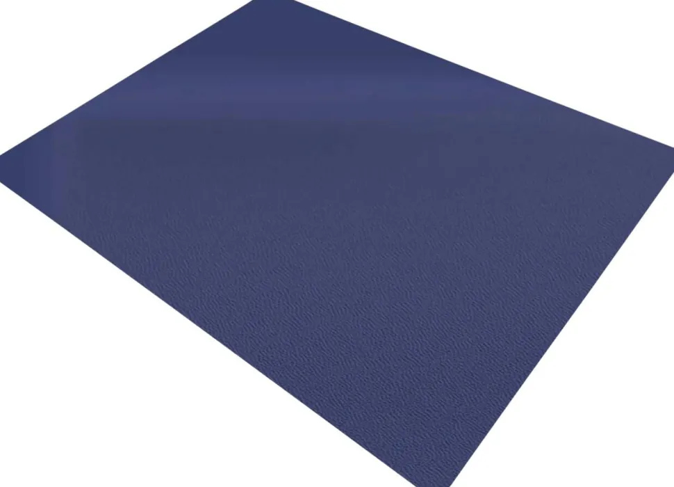 FLOORDIREKT PRO Stoelmat voor harde vloeren PP 1200 x 750 mm Donkerblauw