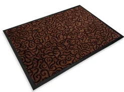 FLOORDIREKT STEP Deurmat Brasil Polyamide, PVC Bruin 900 x 600 mm
