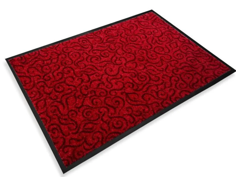 FLOORDIREKT STEP Deurmat Brasil Donker Rood 400 x 600 mm