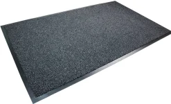 Floortex Deurmat Indoor Premium Grijs Microvezel, PP (Polypropeen), PVC (Polyvinylchloride)