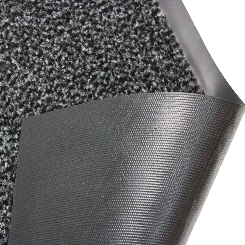Floortex Deurmat Indoor Value Grijs PP (Polypropeen), PVC (Polyvinylchloride)