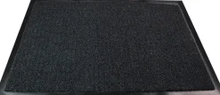 Floortex Deurmat Indoor Value Zwart PP (Polypropeen), PVC (Polyvinylchloride)