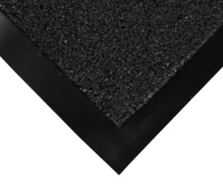 Floortex Deurmat Indoor Value Zwart PP (Polypropeen), PVC (Polyvinylchloride)