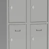 Garderobekast Metaal 8 deuren Hangslot 600 x 500 x 1.800 mm Grijs