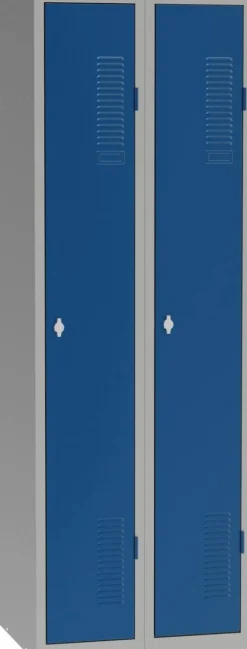 Garderobekast Metaal 2 deuren Hangslot 600 x 500 x 1.800 mm Grijs