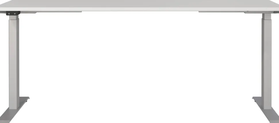 GERMANIA AGENDA Elektronisch in hoogte verstelbaar Bureau Lichtgrijs 1.800 (B) x 800 (D) x 1.200 (H) mm