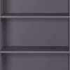 Germania boekenkast 4231-564 bruin, donkergrijs, eiken 800 mm (B) X 400 mm (D) X 1200 mm (H)