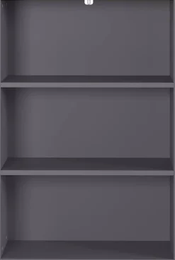 Germania boekenkast 4231-564 bruin, donkergrijs, eiken 800 mm (B) X 400 mm (D) X 1200 mm (H)