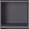 Germania boekenkast 4230-564 bruin, donkergrijs, eiken 450 mm (B) X 400 mm (D) X 1200 mm (H)