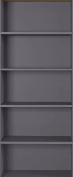 Germania boekenkast 4235-564 bruin, donkergrijs, eiken 800 mm (B) X 400 mm (D) X 1970 mm (H)