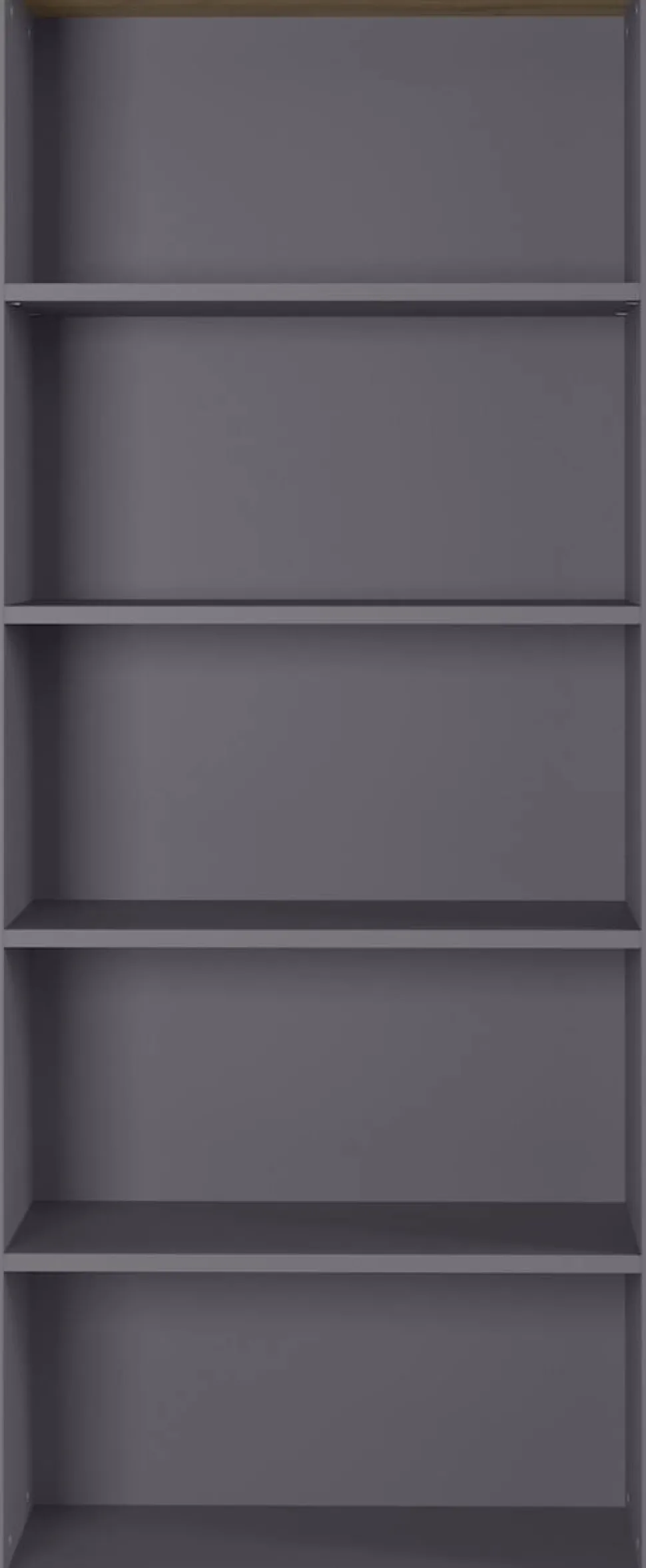 Germania boekenkast 4235-564 bruin, donkergrijs, eiken 800 mm (B) X 400 mm (D) X 1970 mm (H)