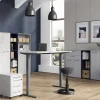 Germania boekenkast 4230-547 grafiet 450 mm (B) X 400 mm (D) X 1200 mm (H)