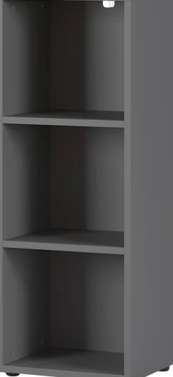 Germania boekenkast 4230-547 grafiet 450 mm (B) X 400 mm (D) X 1200 mm (H)