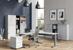 Germania boekenkast 4234-547 grafiet 450 mm (B) X 400 mm (D) X 1970 mm (H)