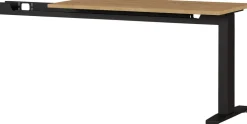 Germania bureau-uitbreiding 4241-582 bruin, zwart, eiken 1130 mm (B) X 600 mm (D) X 870 mm (H)