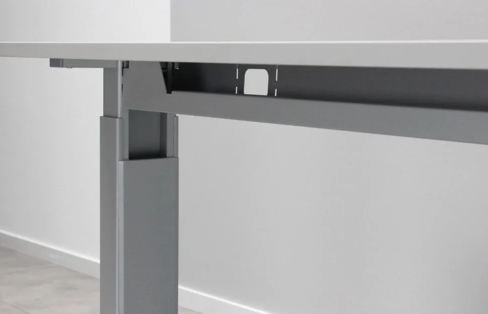 Germania bureau-uitbreiding 4241-583 lichtgrijs, zwart 1130 mm (B) X 600 mm (D) X 870 mm (H)