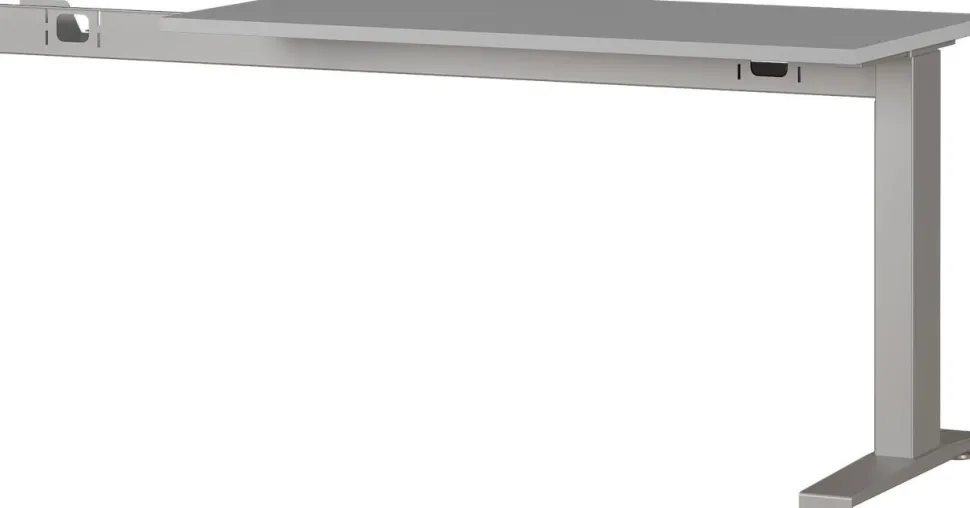 Germania bureau-uitbreiding 4241-583 lichtgrijs, zwart 1130 mm (B) X 600 mm (D) X 870 mm (H)