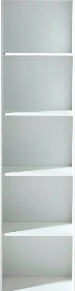 GERMANIA Gemelamineerde spaanplaat Boekenkast 4 Planken 500 x 370 x 1.960 mm Wit