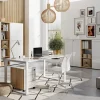 GERMANIA Glas, spaanplaat Boekenkast 2 Planken 500 x 370 x 1.200 mm Eiken