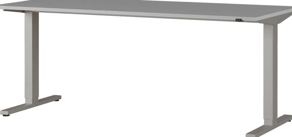 GERMANIA GW-Agenda Elektrisch Hoogteverstelbaar Zit-sta-bureau Rechthoekig Melamine T-Voet 1.800 x 800 mm