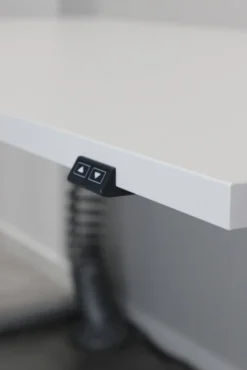 GERMANIA GW-Agenda Elektrisch Hoogteverstelbaar Zit-sta-bureau Rechthoekig Melamine T-Voet 1.600 x 800 mm