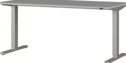 GERMANIA GW-Agenda Elektrisch Hoogteverstelbaar Zit-sta-bureau Rechthoekig Melamine T-Voet 1.600 x 800 mm