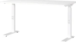 GERMANIA GW-Mailand Bureau C-Voet 1,400 (B) x 800 (D) x 910 (H) mm Spaanplaat, metaal