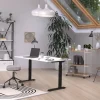 GERMANIA GW-Mailand Hoogteverstelbaar Bureau C-Voet 1,400 (B) x 800 (D) x 910 (H) mm Spaanplaat, metaal