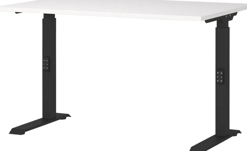 GERMANIA GW-Mailand Hoogteverstelbaar Bureau C-Voet 1,200 (B) x 800 (D) x 910 (H) mm Spaanplaat, metaal