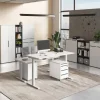 GERMANIA GW-Mailand Hoogteverstelbaar Zit-sta-bureau T-Voet 1,600 (B) x 800 (D) x 1,200 (H) mm Spaanplaat, metaal
