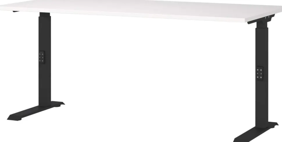 GERMANIA GW-Mailand Hoogteverstelbaar Bureau C-Voet 1,600 (B) x 800 (D) x 910 (H) mm Spaanplaat, metaal