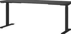 GERMANIA GW-Mailand Hoogteverstelbaar Zit-sta-bureau Grafiet T-Voet 1,800 (B) x 800 (D) x 1,200 (H) mm Spaanplaat, metaal