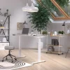 GERMANIA GW-Mailand Hoogteverstelbaar Zit-sta-bureau Beige T-Voet 1,200 (B) x 800 (D) x 1,200 (H) mm Spaanplaat, metaal