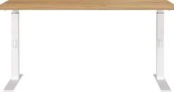 GERMANIA GW-Mailand Hoogteverstelbaar Zit-sta-bureau Grafiet T-Voet 1,200 (B) x 800 (D) x 1,200 (H) mm Spaanplaat, metaal